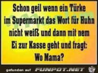 Tuerke im Supermarkt
