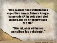 Udo warum nennst du...