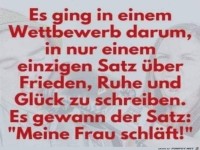 Es ging in einem Wettbewerb