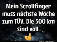 Der Scrollfinger