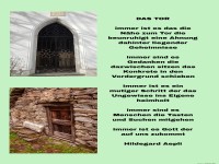 Zwei Tore und ein Gedicht von Hildegard Aepli