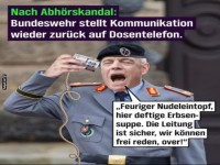 Bundeswehr kehrt zu Dosentelefonen zur�ck