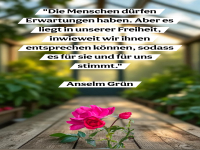 die menschen drfen erwartungen haben