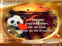 freunde sind menschen die da sind wenn du sie brauchst