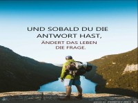 Sobald du die Antwort weist