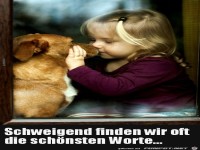 schweigend finden wir oft die sch�nsten Worte
