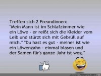 Treffen sich zwei Freundinnen: