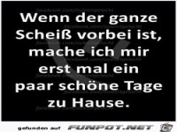 Paar schne Tage zuhause