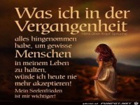 Was ich in der Vergangenheit alles higenommen hab