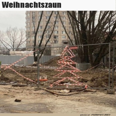 Weihnachtszaun.jpg von Joanna