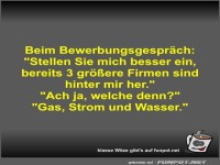 Beim Bewerbungsgespr�ch