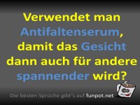 Faltenfrei fr mehr Spannung?