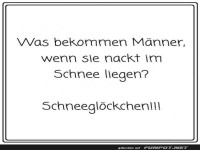 Nackte Mnner und Schneeglckchen!