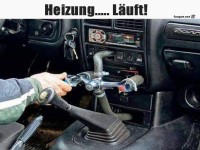 Wasserhahn trifft Auto: Heizung im Retro-Style!