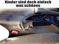 Kunst im Auto: Wenn Kinder kreativ werden
