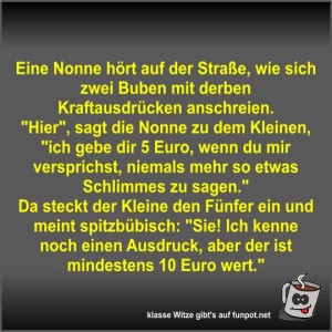 Eine-Nonne-h�rt-auf-der-Stra�e.jpg von Fossy