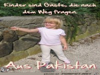 Kinder sind Gaeste die nach dem Weg fragen 