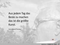 aus jedem Tag das Beste