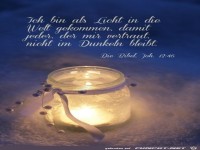 Ich bin als Licht in die Welt gekommen
