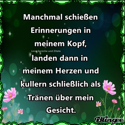 herziger Spruch 'Nur wer selbst Narben auf der Seele Hat'