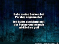 Partnersuche f�r Socken