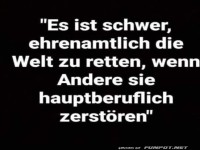 Ehrenamtlich die Welt retten