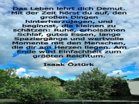 In der Ruhe liegt der wahre Reichtum