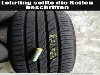 Kunstwerk auf Gummi!