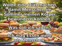 Wenn Di�t auf Pizza trifft!