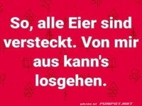 Bereit f�r die Eiersuche!