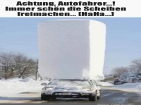 Winterfahrzeug: Der K�hlschrank auf R�dern