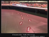 Der deutsche Jakobsweg f�hrt zum Fleisch