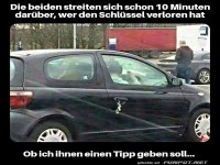 Wer hat den Schl�ssel verloren