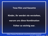 Tesa und Kassetten