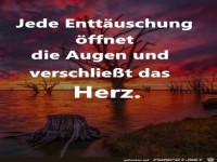 Jede Entt�uschung