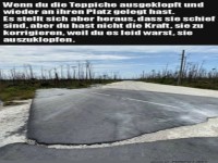 Die Stra�e ist verrutscht