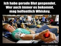 Blut gespendet