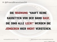 Nostalgische Erinnerung an leere Kassetten