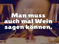 Wein sagen