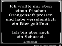 Wollte einen Orangensaft pressen