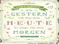 Gott kennt dein gestern