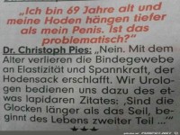 M�nnerproblem in zunehmenden Alter