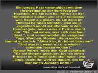 Ein junges Paar verunglückt mit dem Hochzeitsauto auf dem...