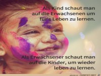als kind schaut man