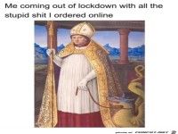 Viel Zeug bestellt w�hrend der Quarant�ne