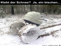 Klebt der Schnee?