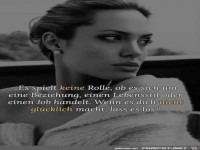 Wenn es dich nicht glücklich macht