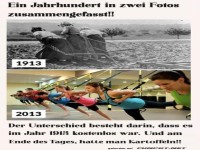 Ein Jahrhundert in 2 Fotos