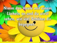 Ein Tag mit einem Lcheln beginnen