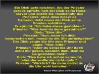 Ein Dieb geht beichten